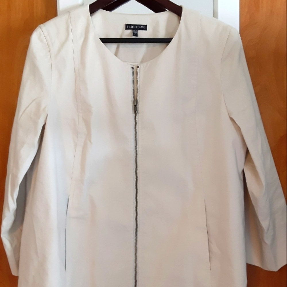 EILEEN FISHER IVORY JACKET